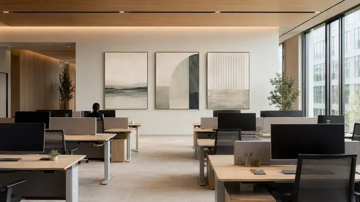Leadership Lounge, Corporate workplace artwork concept study
