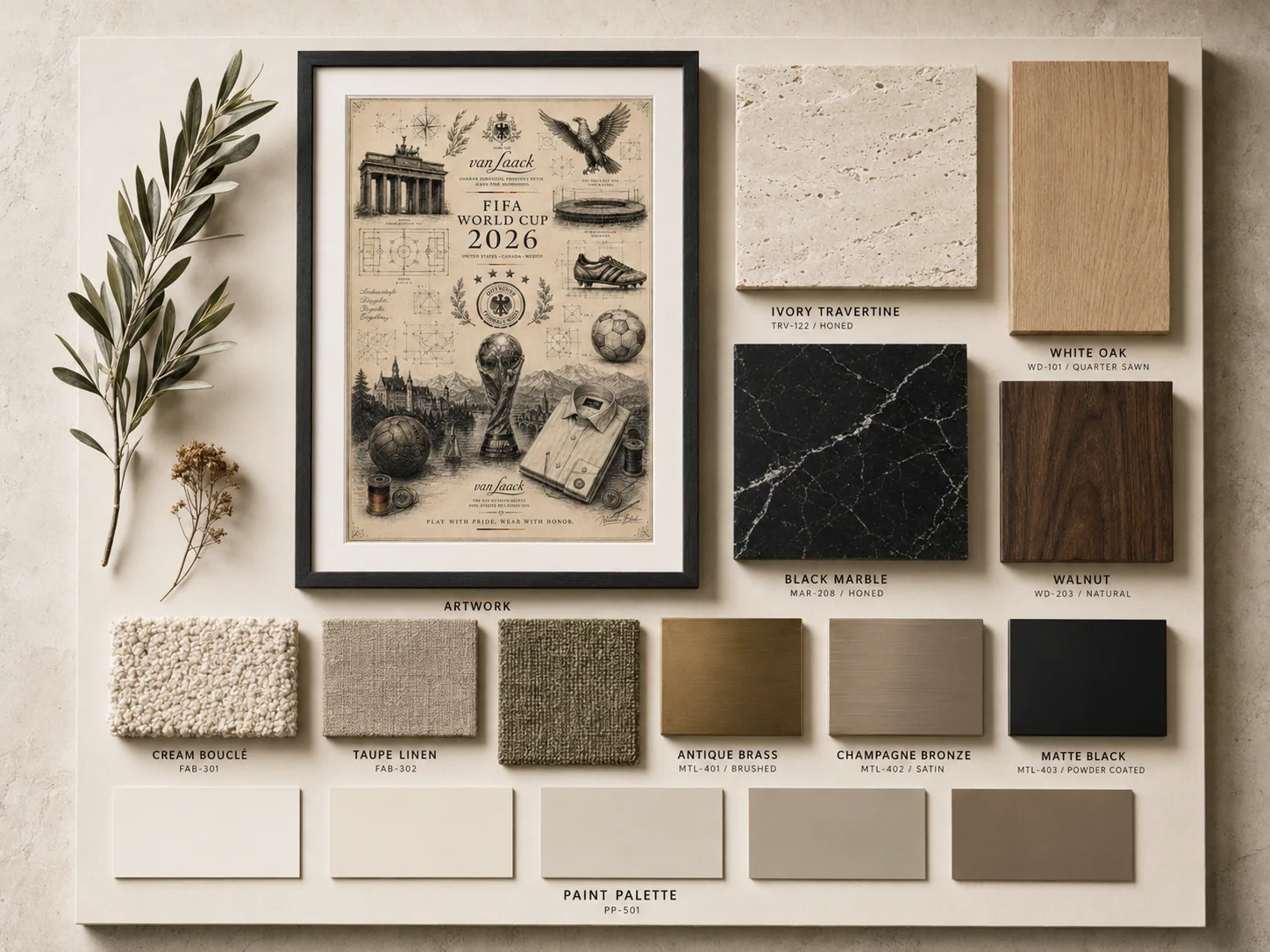 Material palette