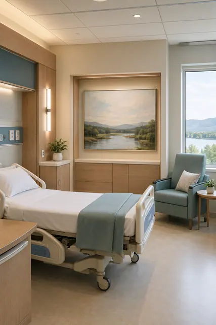 Bed-Facing Water View, a Healthcare concept study