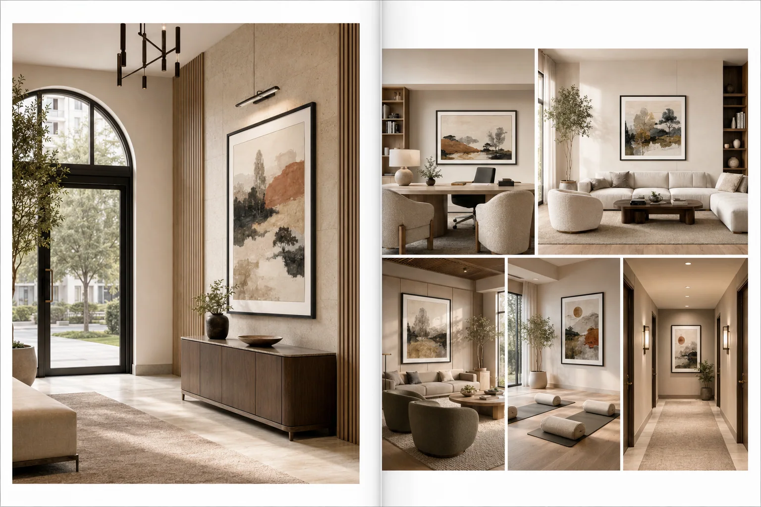 Sample arrival and leasing artwork application board