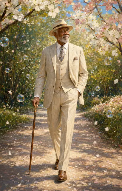 A Walk Through Spring, artwork from the Community Life Collection