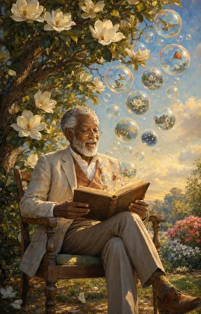 The Storyteller, artwork from the Community Life Collection